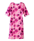 Open Back Knit Nightgown with Lace Trim - Clearance - Silverts 34