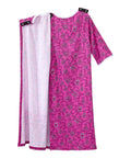 Open Back Knit Nightgown with Lace Trim - Clearance - Silverts 36
