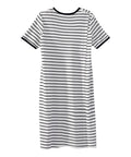 Women's Open Back T-Shirt Dress - Silverts 6