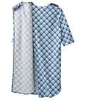 Men's Flannel Hospital & Home Care Gown - Silverts 38