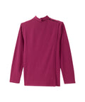 Men's Adaptive Open Back Polo Shirt with Long Sleeves