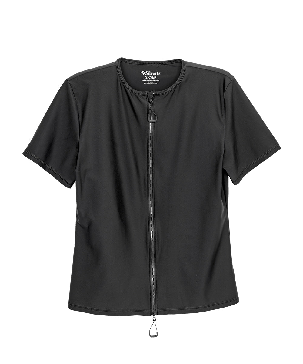 Men's Zip Front Adaptive Swim Shirt