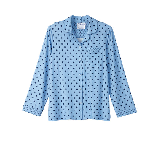 Women's Open Back Top & Pull-On Pant Polka Dot Pajama Set