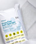 Rinse Free Bath Sponges – Quick Clean Mitts for Bath-Free Washing - Silverts 3