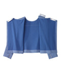 Women's Open Back Relaxed Ribbed Long Sleeve Top - Silverts 13