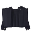 Women's Open Back Relaxed Ribbed Long Sleeve Top - Silverts 3