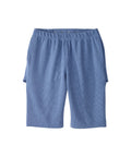 Women's Open Back Soft Ribbed Shorts - Silverts 1
