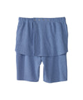 Women's Open Back Soft Ribbed Shorts - Silverts 4