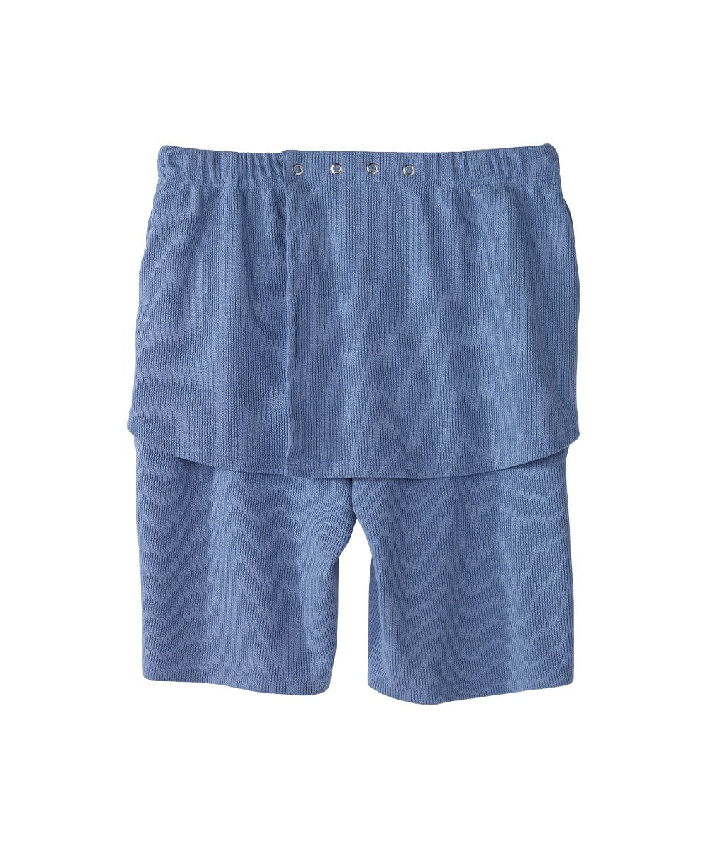 Women's Open Back Soft Ribbed Shorts - Silverts 4