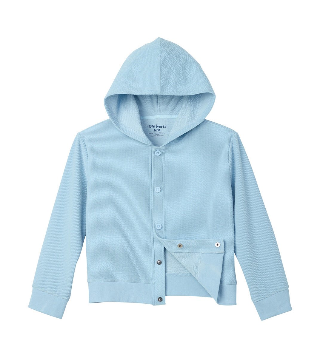 ミュージシャン HYSFORM KNIT BUTTON HOODIE Women's Soft Corduroy Rib Magnetic Button Hoodie – Silverts