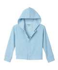 Women's Soft Corduroy Rib Magnetic Button Hoodie - Silverts 2