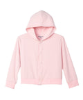 Women's Soft Corduroy Rib Magnetic Button Hoodie - Silverts 7