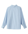 Women's Open Back Boyfriend Button Down Shirt - Silverts 5