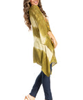 Sakkas Adalwin Second TieDye Desert Sun Circle Ponch Tunic Top Blouse W/Embroidery