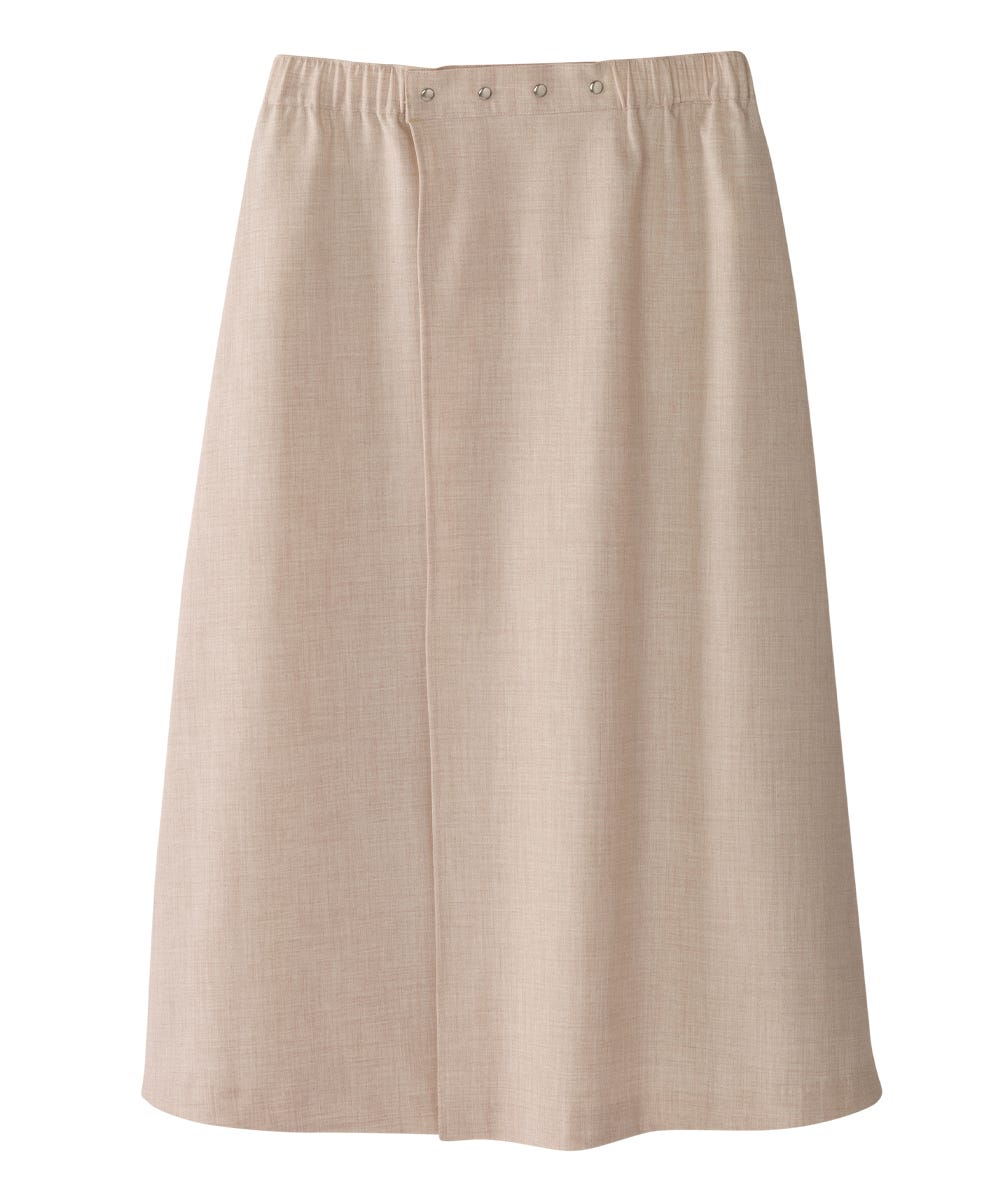 Women's Adaptive Open Back Embroidered Linen Skirt