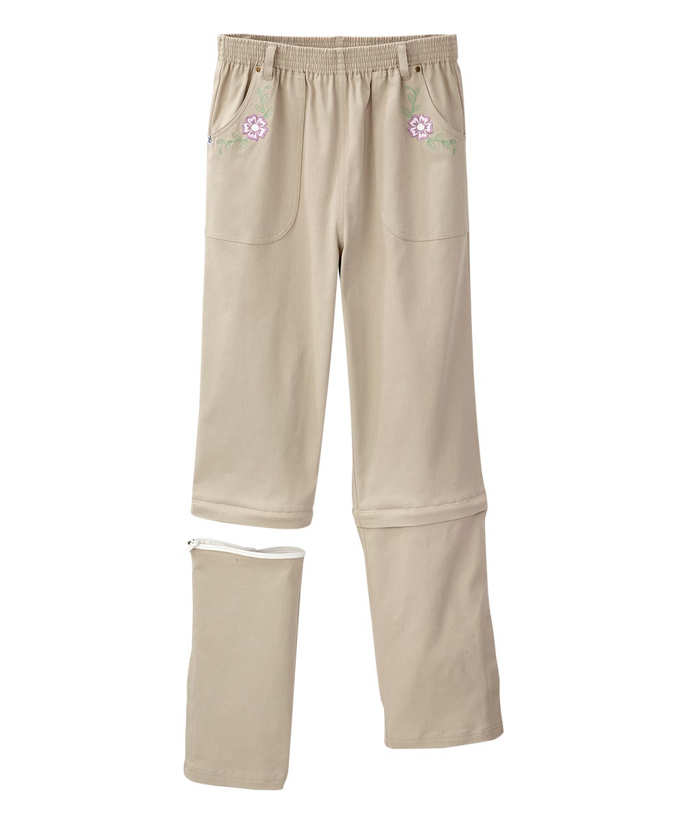 Women's Zip-off Leg Pull-on Pants