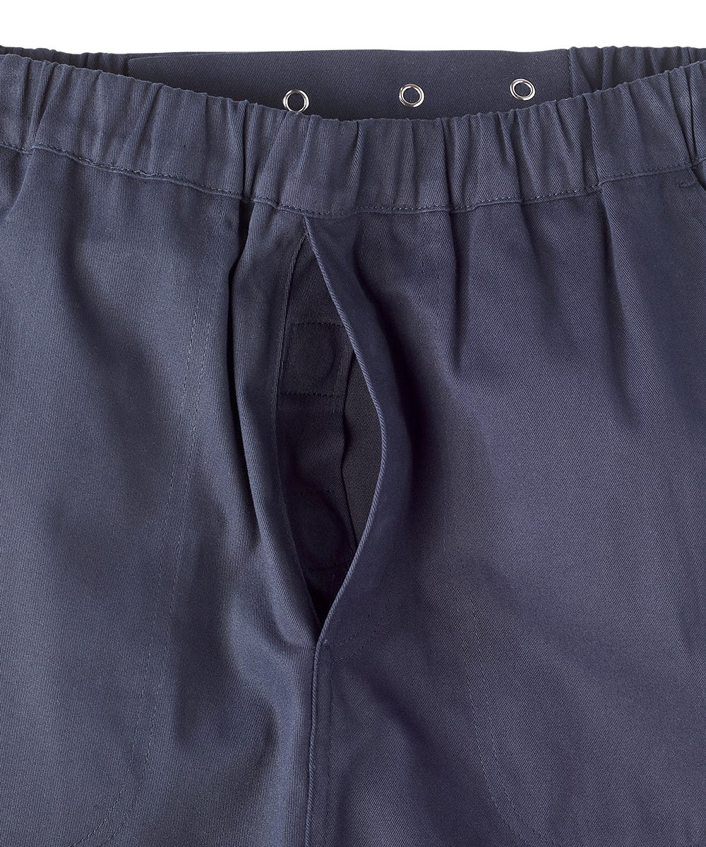 Men's Open Back Magnetic Fly Pants