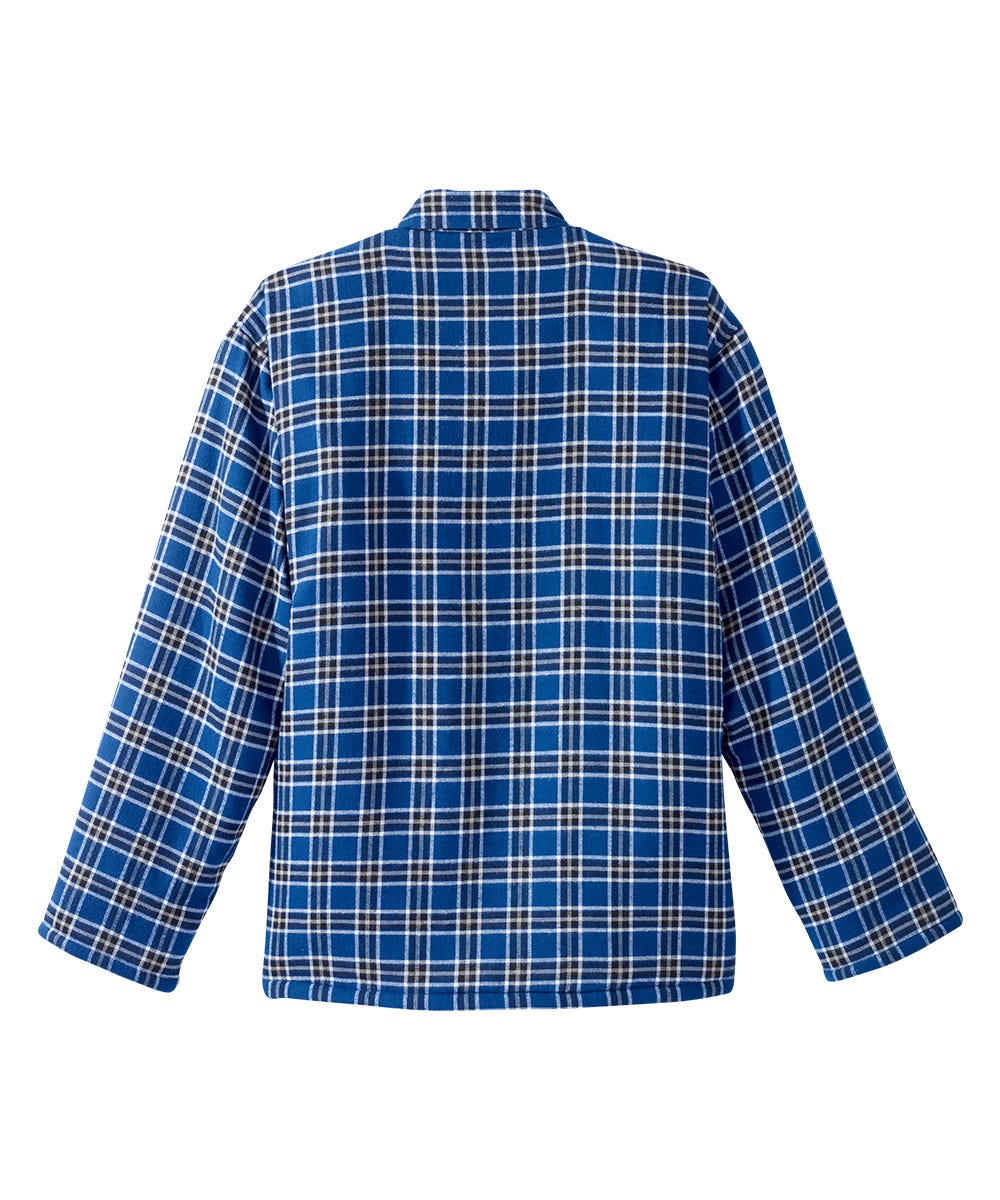 Men's Magnetic Closure Sherpa Lined Shirt Jacket