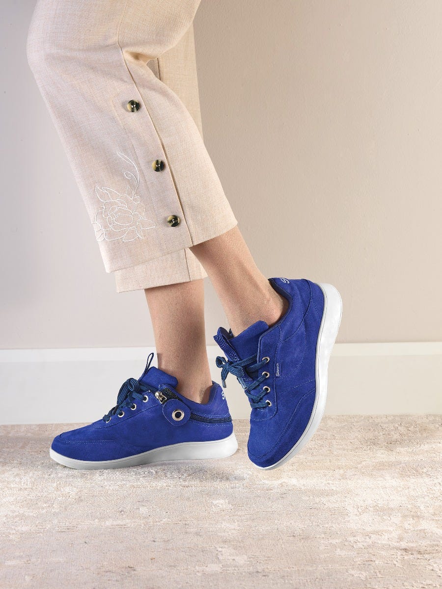 Womens Zipper Easy Access Shoes