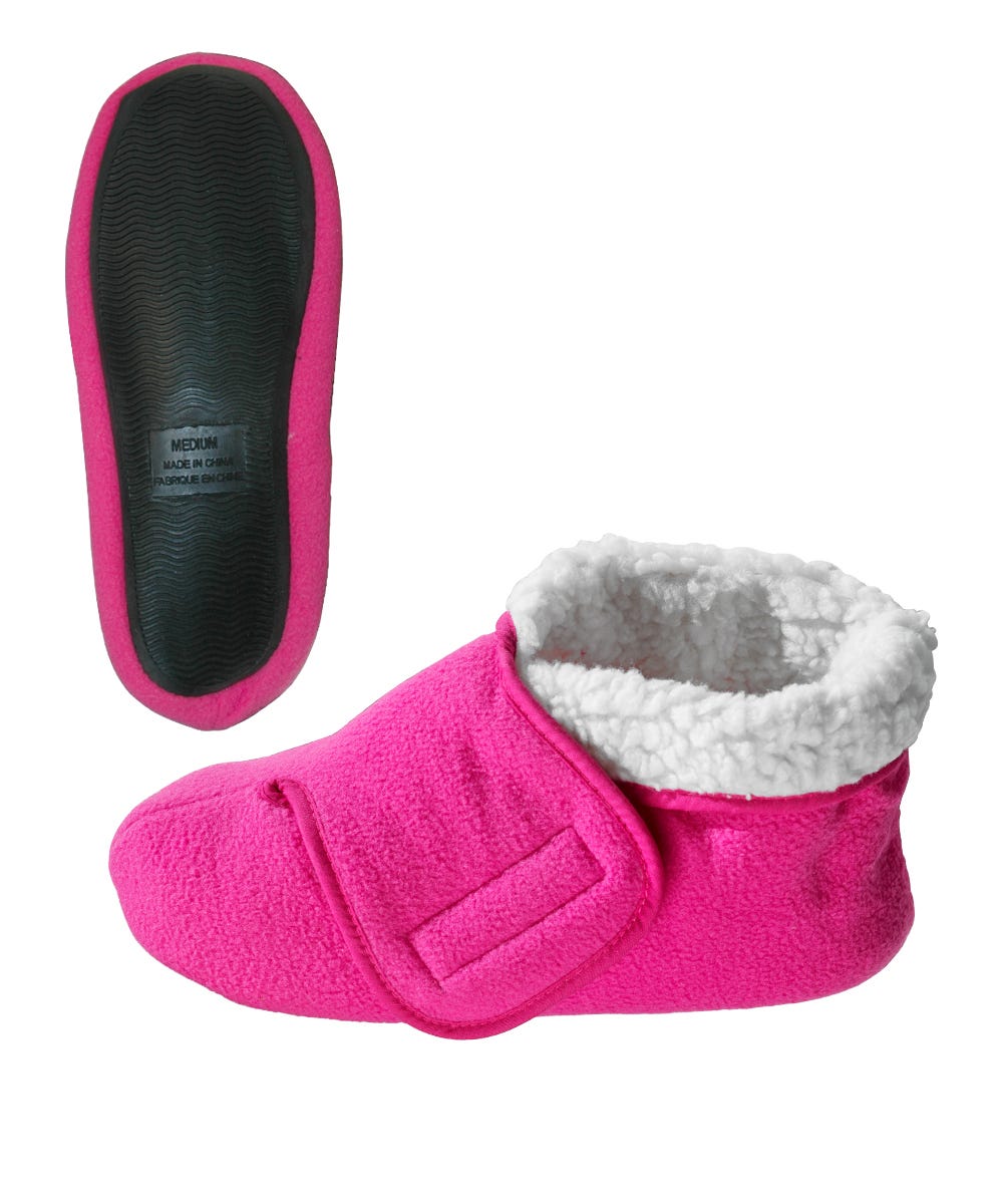 Deep and Wide Diabetic Bootie Slipper Women/Men
