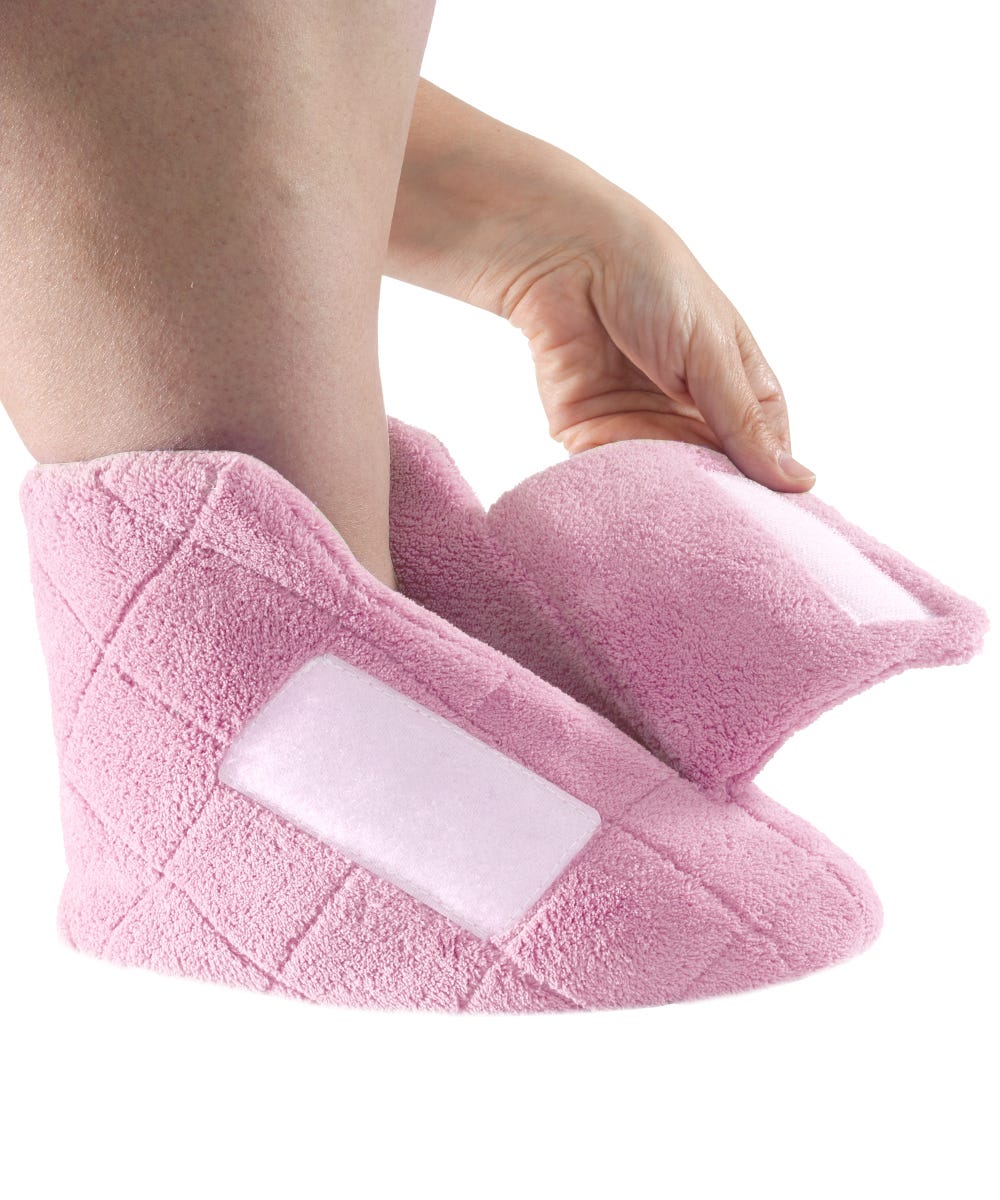 Womens Extra Wide Swollen Feet Slippers
