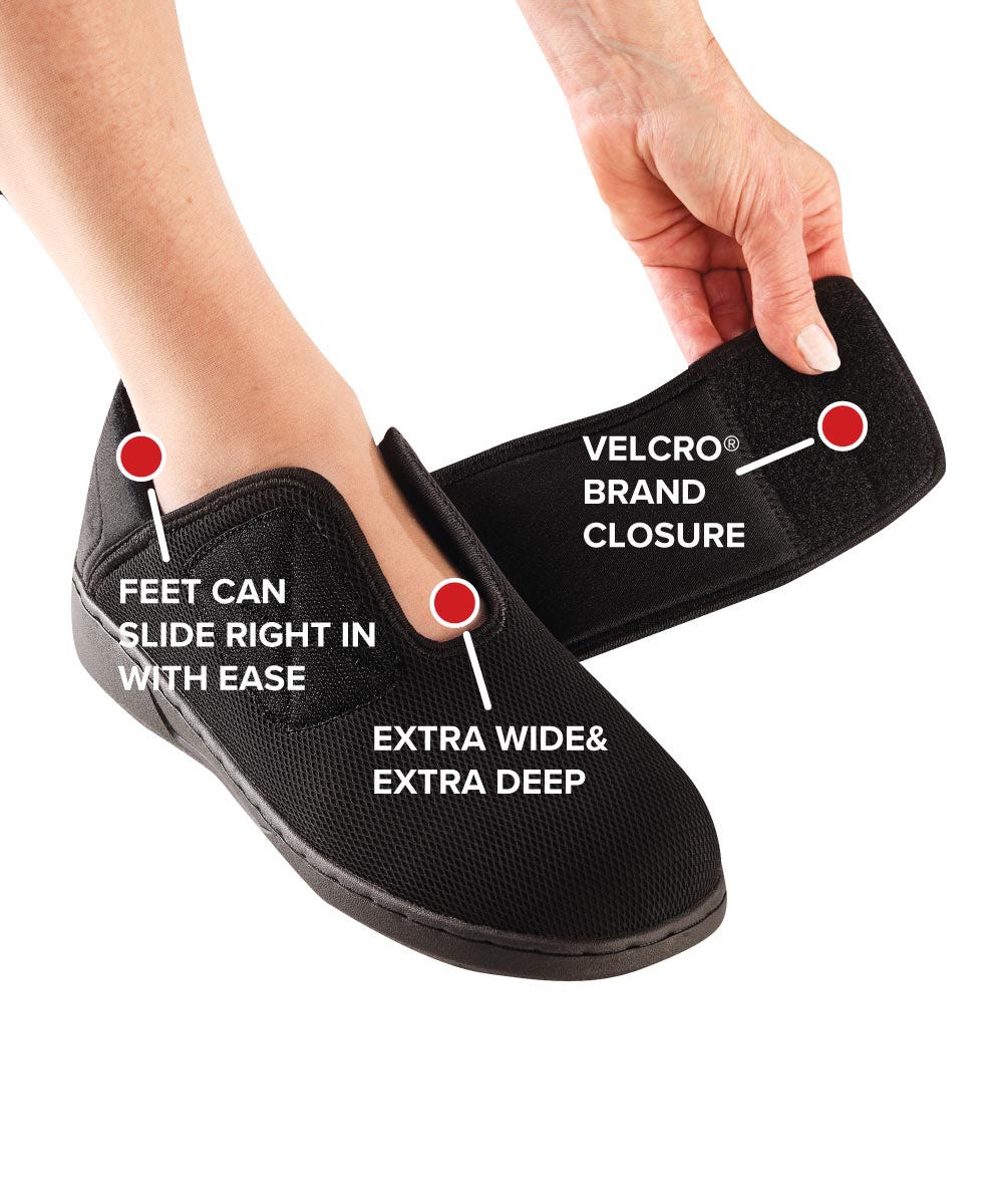 Extra Wide Comfort Steps Shoes for Women