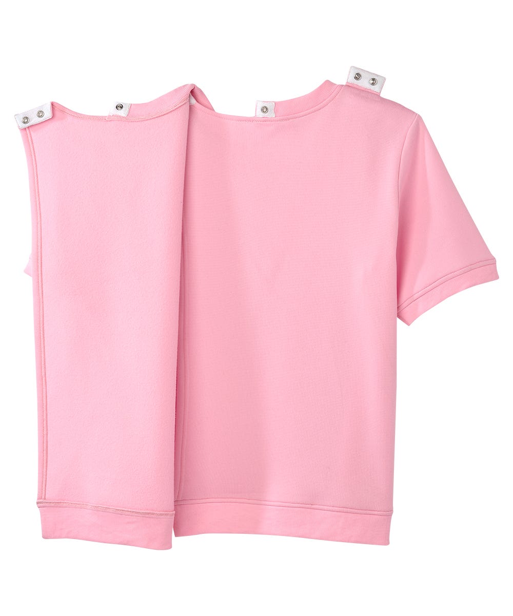 Women's Open Back Floral Fleece Top