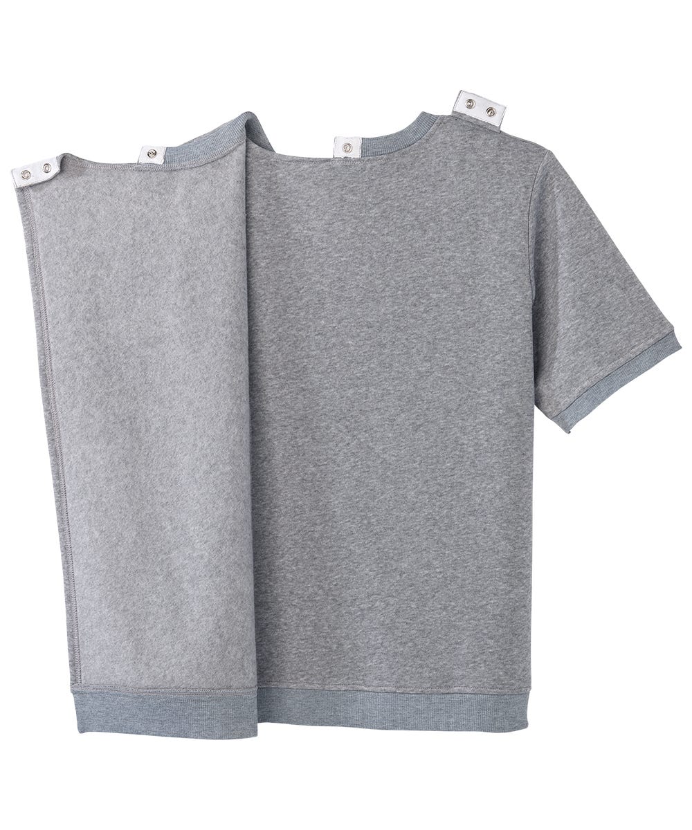 Women's Open Back Floral Fleece Top