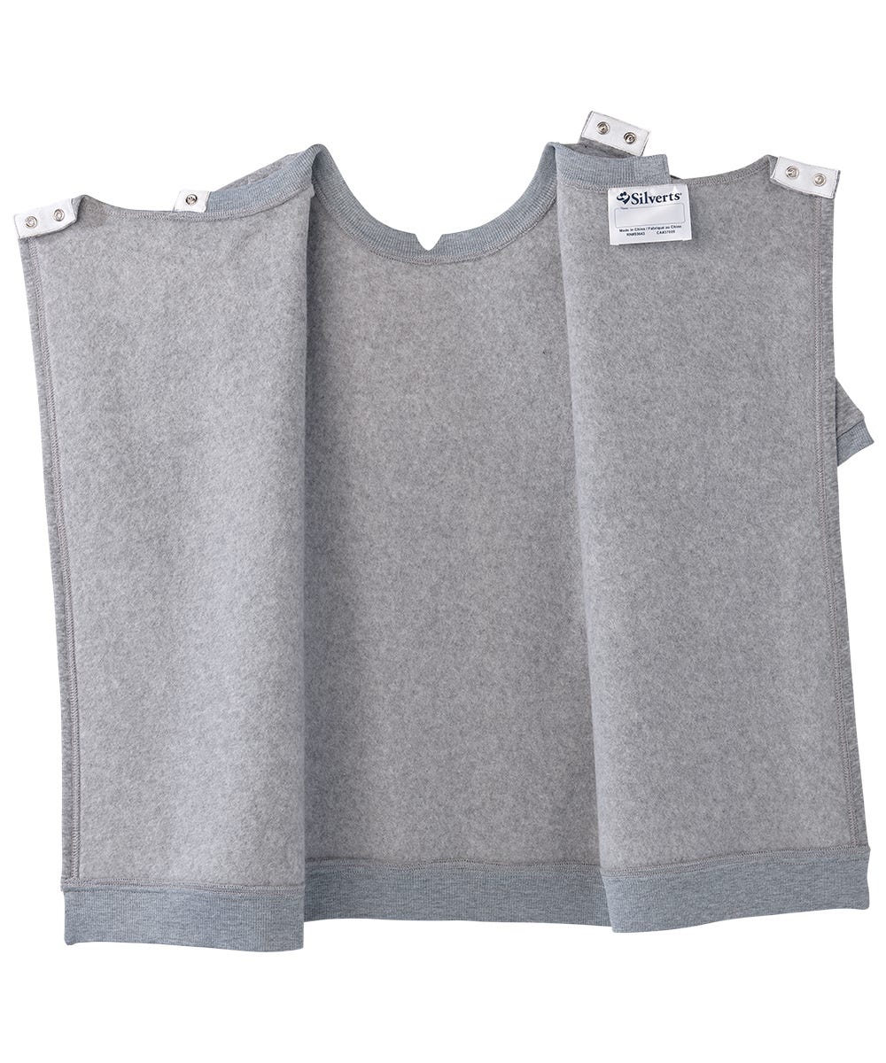 Women's Open Back Floral Fleece Top