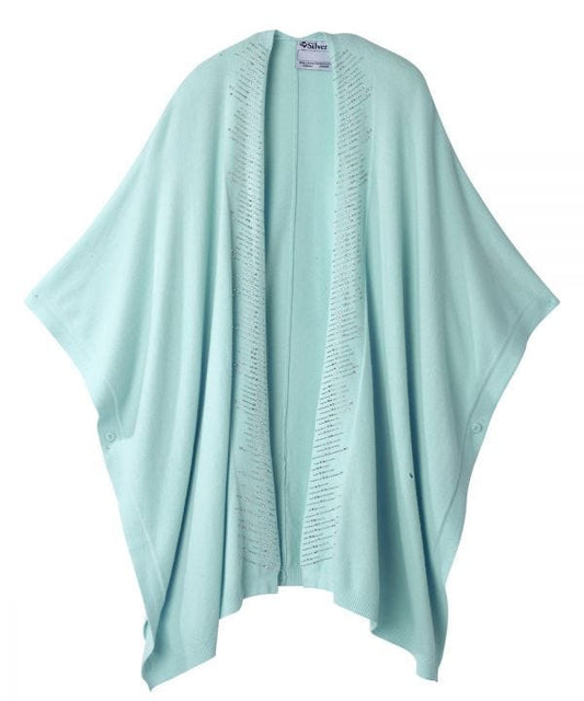 Women's Embellished 3-in-1 Poncho, Shawl & Scarf