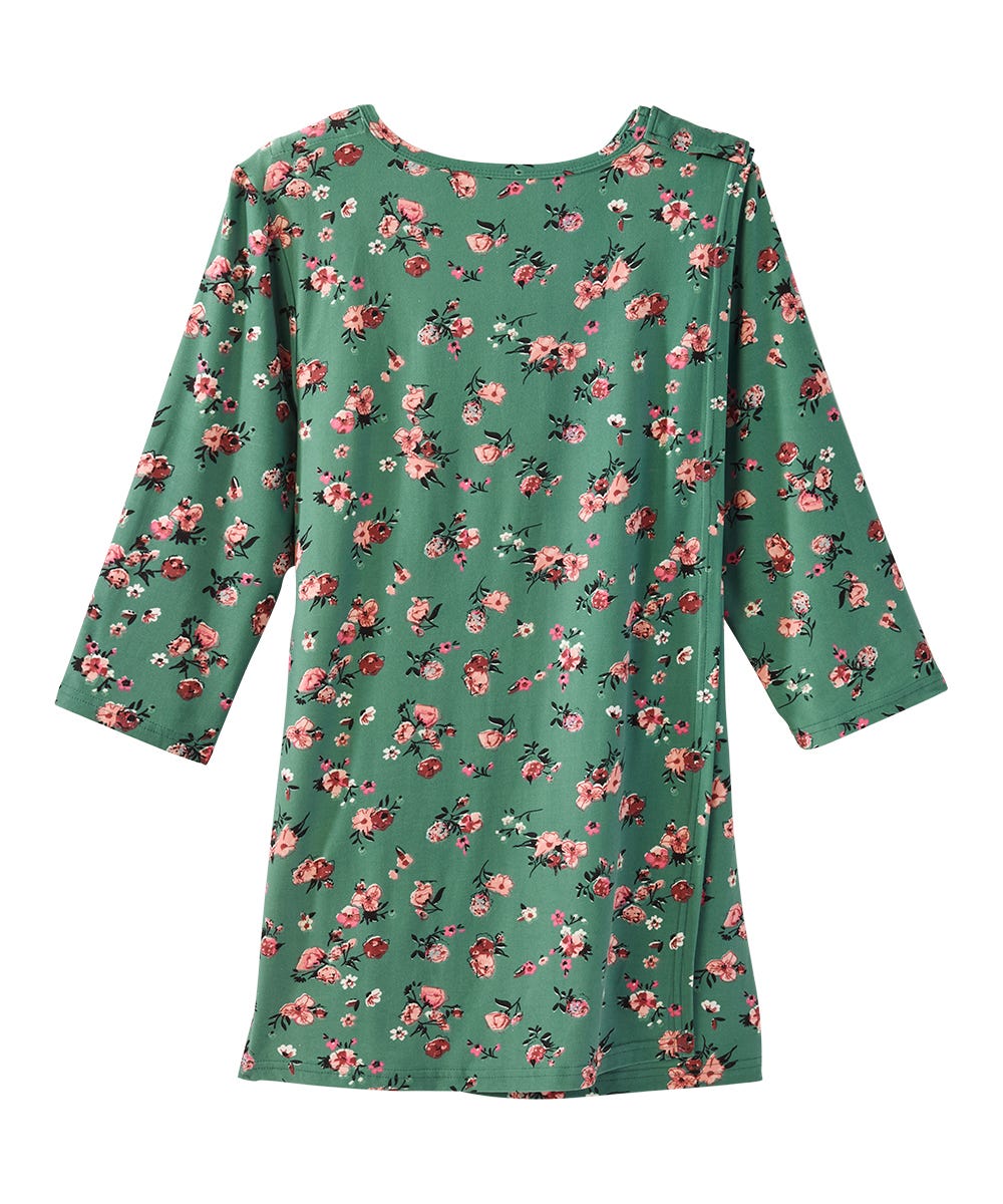 Women's Open Back Gathered Scoop Neck Top