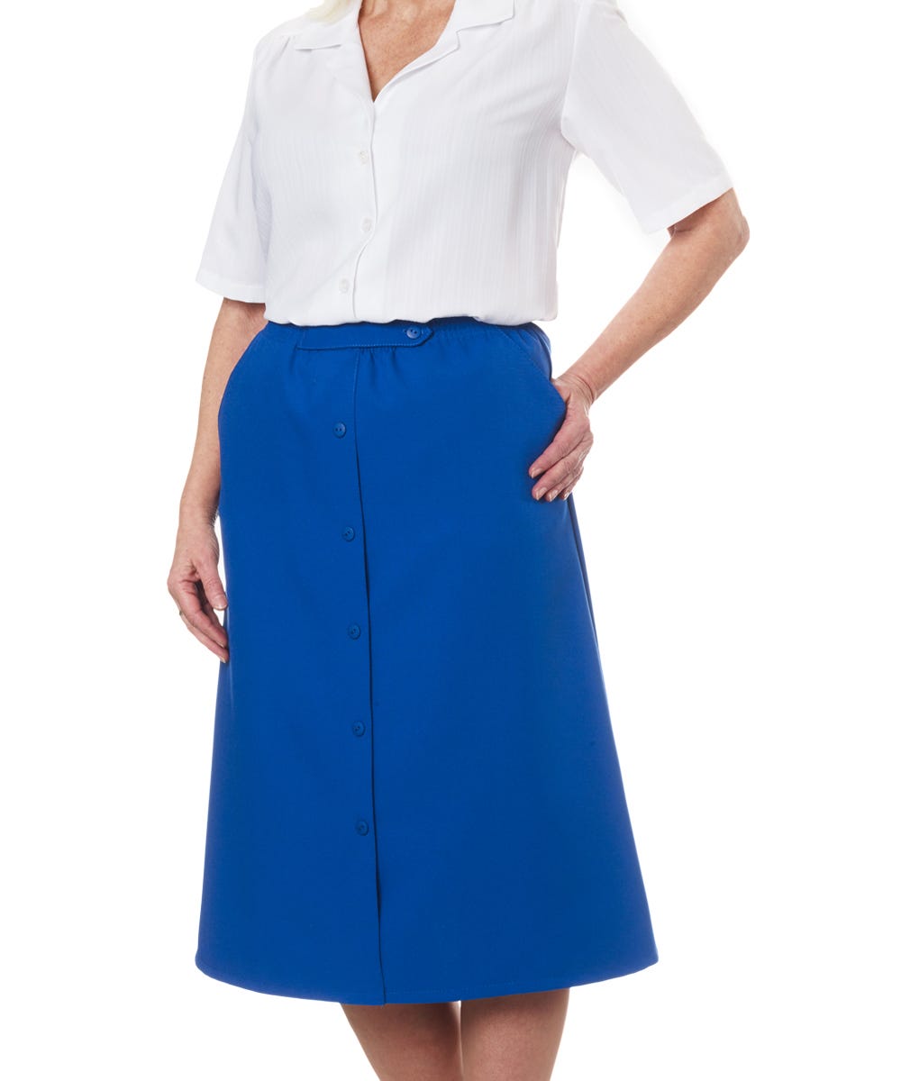 Womens Conventional Elastic Waist Skirt