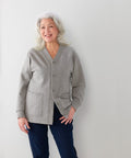 Women's Magnetic Button Fleece Cardigan - Clearance - Silverts 7