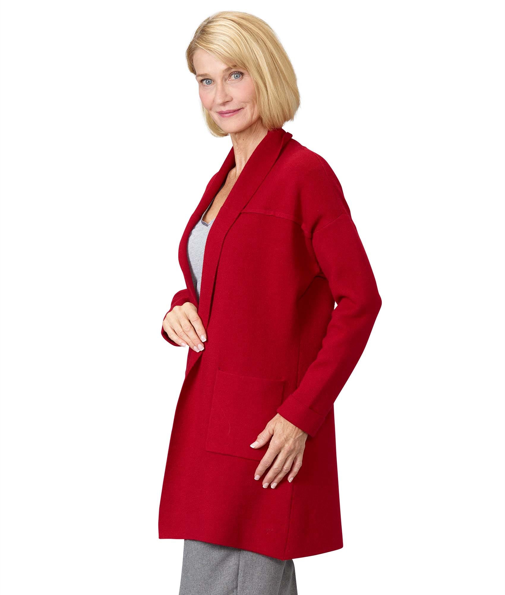 Women's 3/4 Length Sleeve Cardigan Sweater