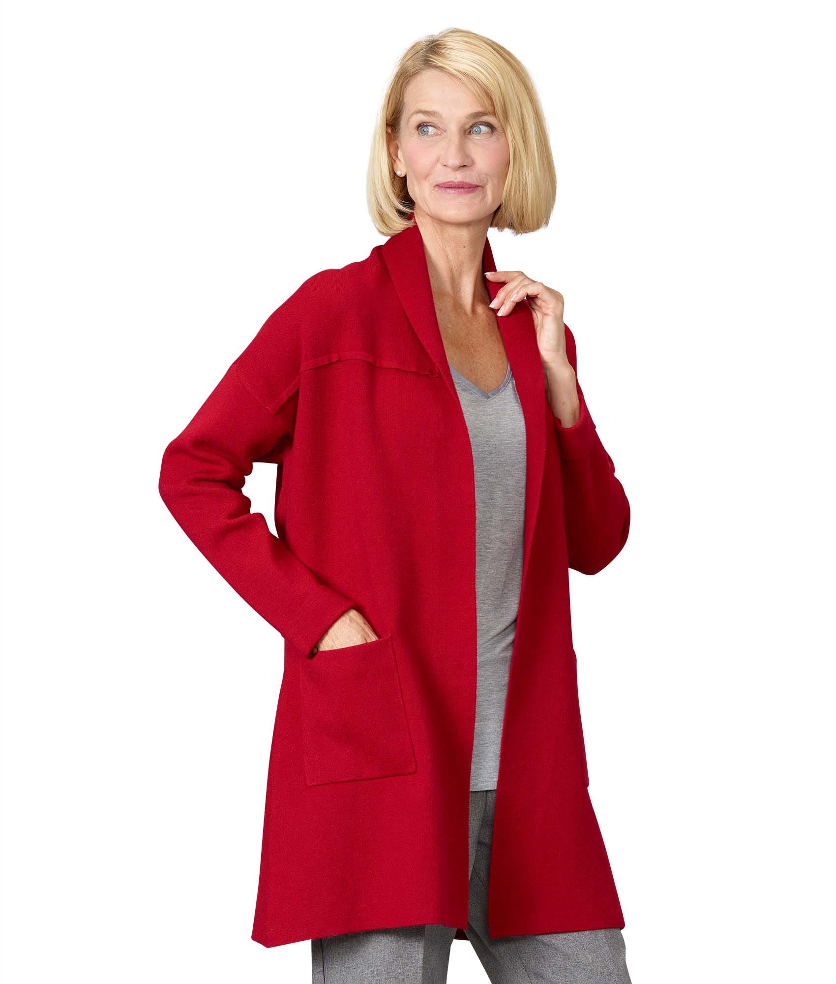 Women's 3/4 Length Sleeve Cardigan Sweater