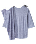 Women's Open Back Active Crew Neck Top
