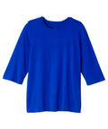 Women's Open Back Active Crew Neck Top