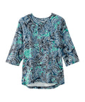 Women's Open Back Criss Cross Neckline Top