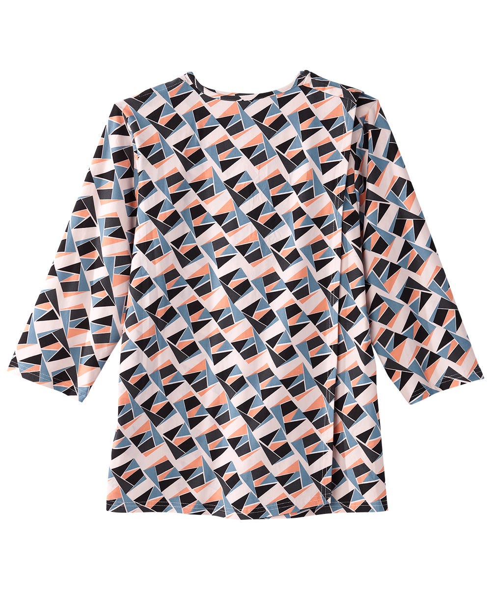Women's Open Back Faux Button Top - Clearance