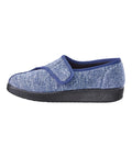 Women’s Soft Slippers with Easy Closures – Adjustable Fit (Regular to Extra Wide)