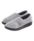 Women’s Soft Slippers with Easy Closures – Adjustable Fit (Regular to Extra Wide)