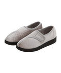 Women’s Soft Slippers with Easy Closures – Adjustable Fit (Regular to Extra Wide)