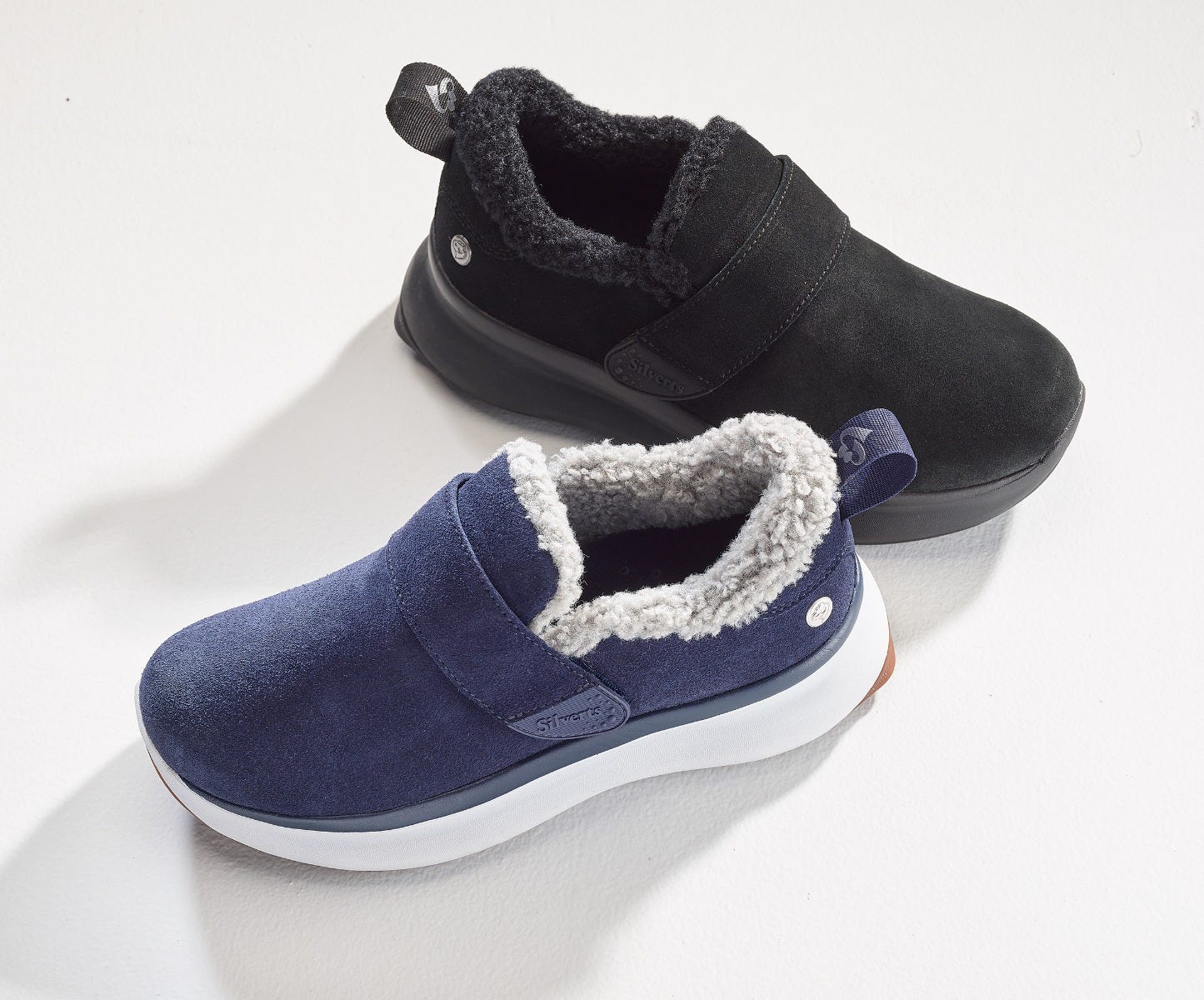 Women's Extra Wide Comfort Shoes with Sherpa Lining