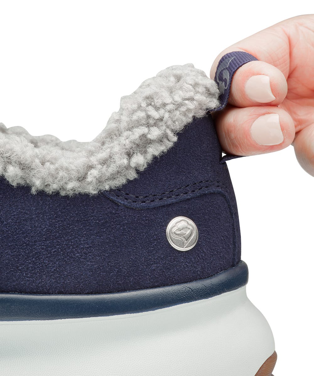 Women's Extra Wide Comfort Shoes with Sherpa Lining