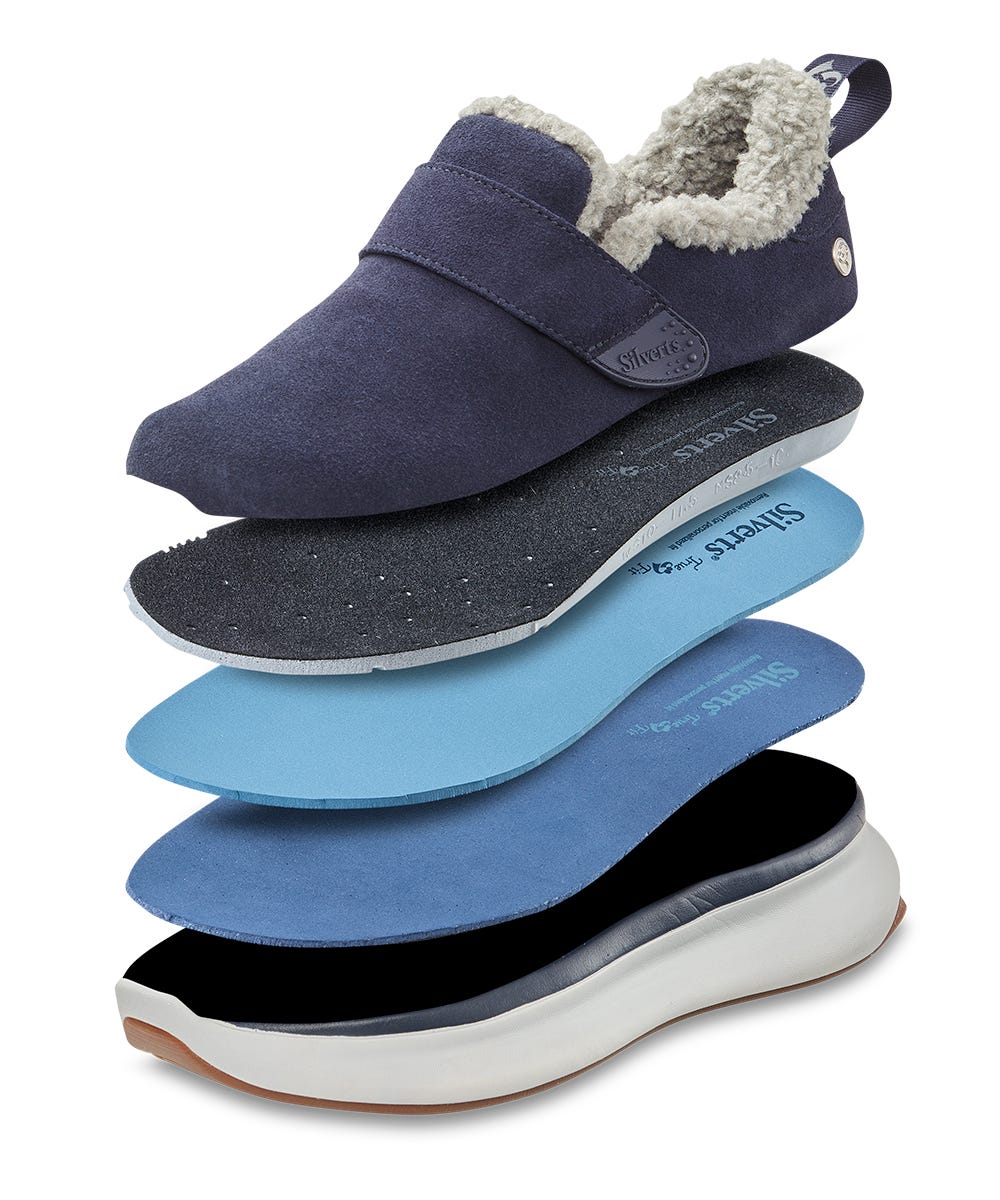 Women's Extra Wide Comfort Shoes with Sherpa Lining