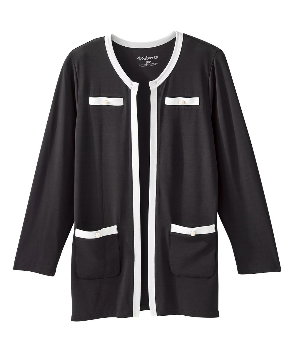 Women's Chic Collarless Blazer