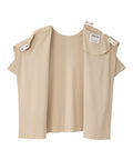 Women's Open Back Embellished Top