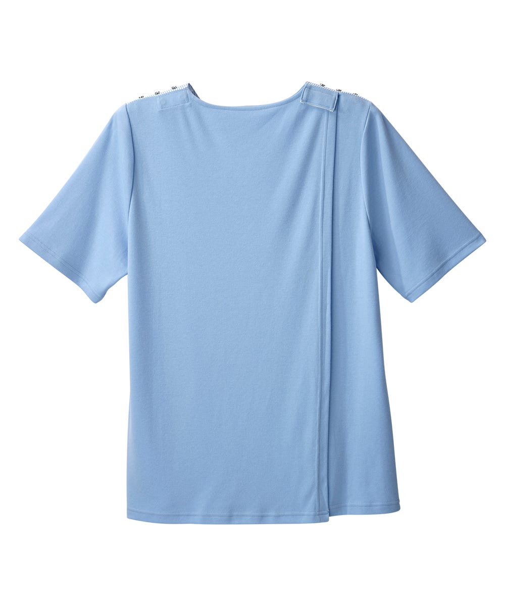 Women's Open Back Top with Embroidery Detail