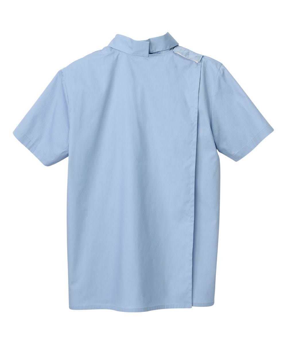 Men's Adaptive Open Back Short Sleeve Dress Shirt - Clearance