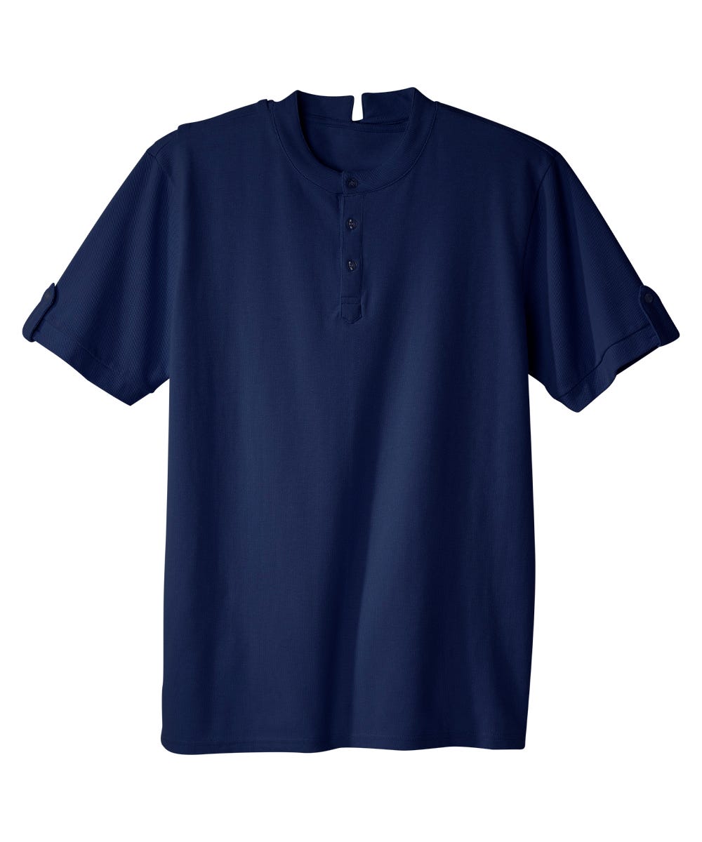 Men's Open Back Henley T-Shirt - Clearance